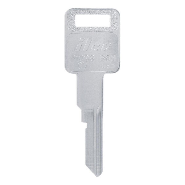 Homecare Products Automotive Key Blank B-63-Single Sided for GM, Assorted, 10PK - HO963643