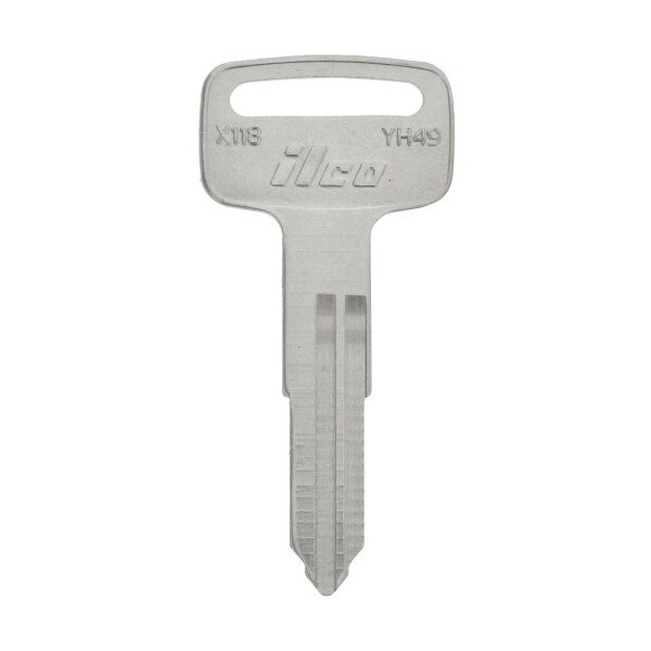 Hillman HILLMAN Traditional Key Motorcycle Key Blank YH-60 (X-118) Double For Yamaha - 84658