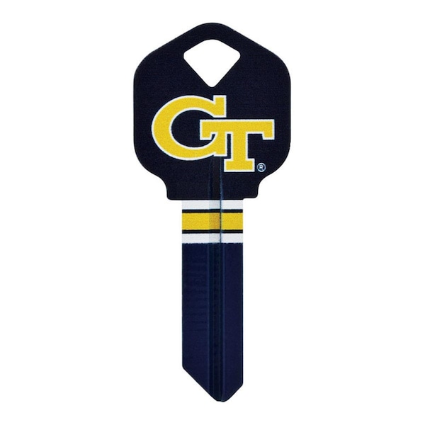 Homecare Products No. 66 Georgia Tech Single Sided Blank Universal Key, 6PK - HO3334639
