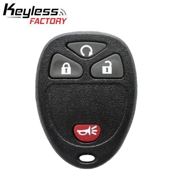 Keyless Factory 2007-2017 GM / 4-Button Keyless Entry Remote SHELL/ OUC60270 /Black (AFTERMARKET) - ORS-GM-402