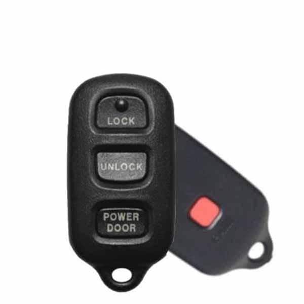 Oem OEM: REF:    1999-2003 Toyota Sienna / 3-Button Keyless Entry Remote / PN: 89742-08050 / GQ43VT14T - OR-TOY035