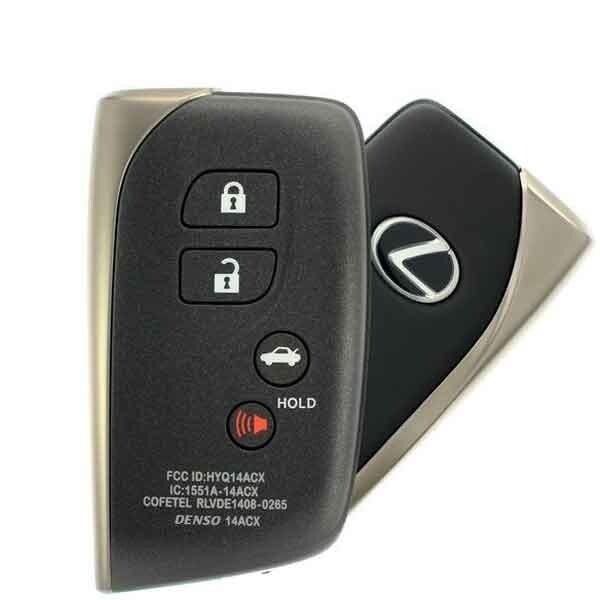Oem OEM: NEW: :2013-2017 Lexus LS460 / LS600h / 4-Button Smart Key / PN: 89904-50N10 / HYQ14ACX - RSK-LEX-50N10
