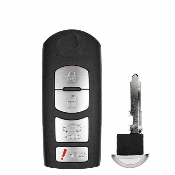 Keyless Factory KeylessFactory:Remote Smart Keys:Mazda 6 - 4Btn Smarty Key (09-13 ) - RSK-MZ-KR5-4