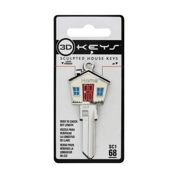 Hillman HILLMAN 3D Keys House/Office Universal Key Blank SC1 Single For Universal - 94901