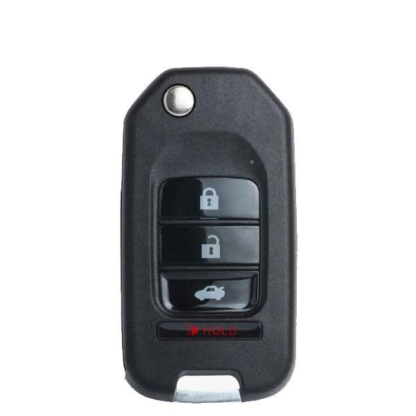 Keydiy KEYDIY: Remote Head Key Blank, Honda Style 3+1 B B10-3+1 - KD-B10-4