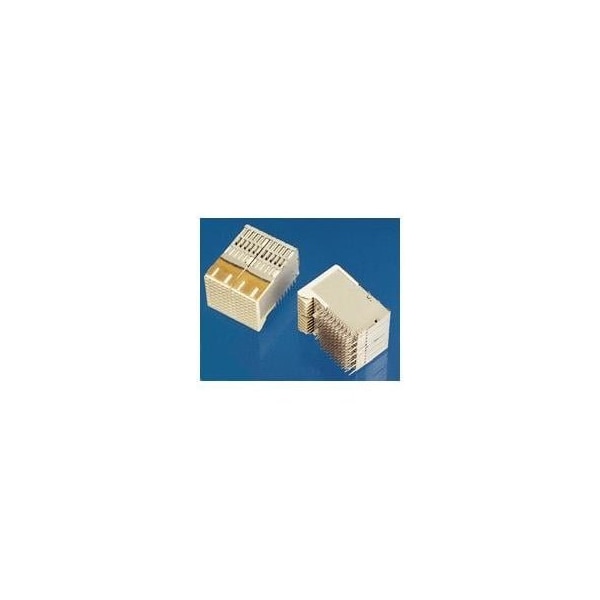 Conector de placa Fci, 108 contactos, 9 filas, hembra, ángulo recto, paso de 0.079 pulgadas, ajuste por presión - 74981-102LF