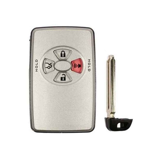 Keyless Factory KeylessFactory: 2005-2007 Toyota Avalon / 4-Button Smart Key Shell / HYQ14AAF - SKS-TOY-192