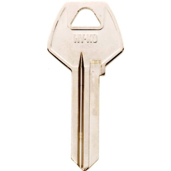 Hy-Ko Key Blank, Brass, Nickel, For: Corbin Russwin Cabinet, House Locks and Padlocks - 11010CO88