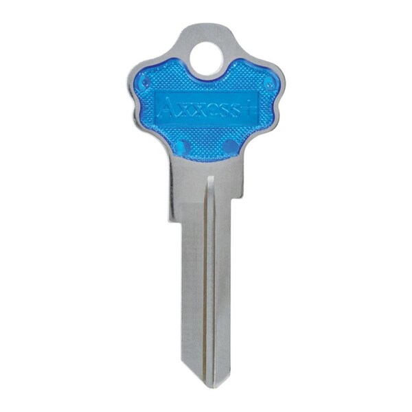 Homecare Products House of Office 97-Single Sided Universal Key Blank, Blue , 10PK - HO153963