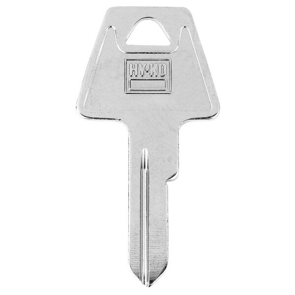Hy-Ko Key Blank, Brass, Nickel-Plated, For: American AM8 Locks - 11010AM8