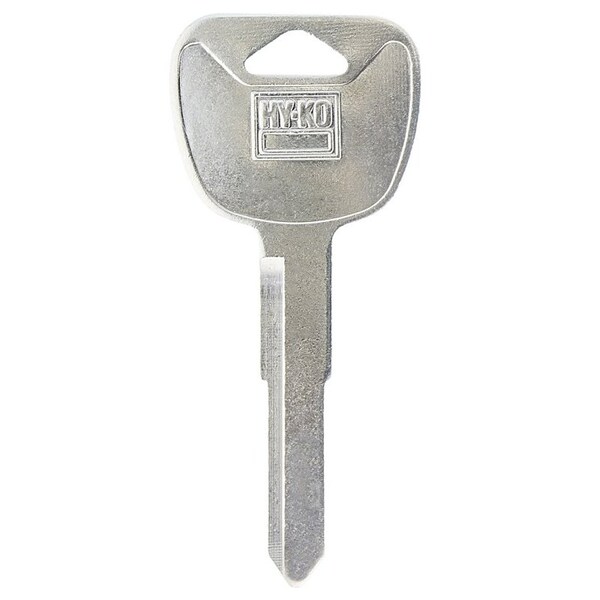 Hy-Ko Key Blank, Brass, Nickel, For: Suzuki SUZ20 Vehicle Locks - 11010SUZ20