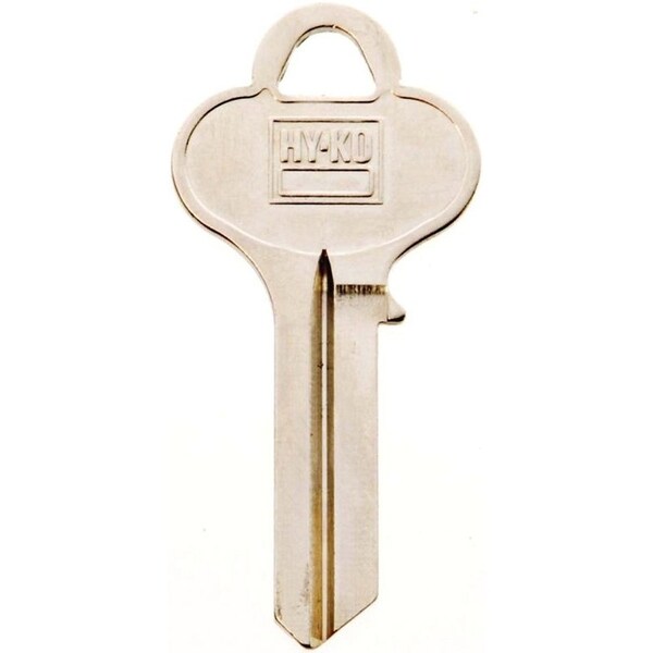 Hy-Ko Key Blank, Brass, Nickel, For: Lori Cabinet, House Locks and Padlocks - 11010LO1
