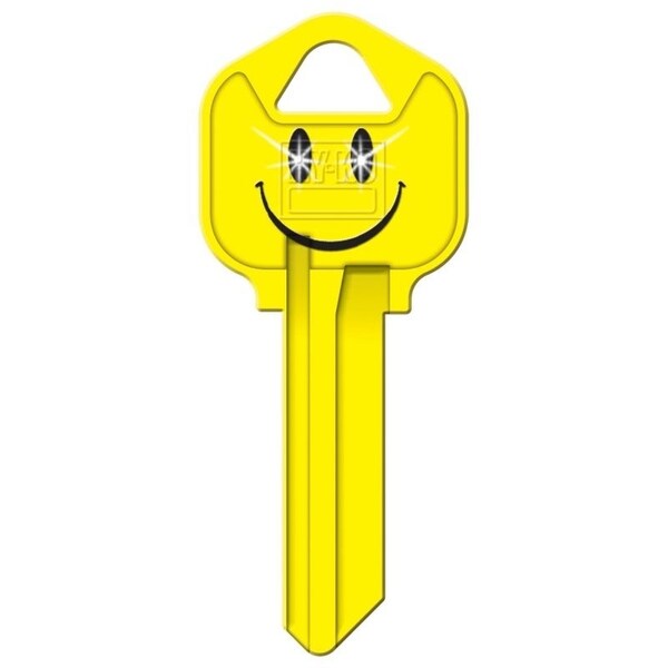 Hy-Ko Key Blank, Brass, Nickel, For: Kwikset KW1 Keyways - 16005KW1-16