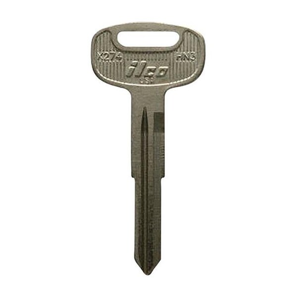 Hillman Hillman 5007068 Automotive Universal Key Blank; 2061 HN3 Double sided for Hino - Pack of 4 - 5007068
