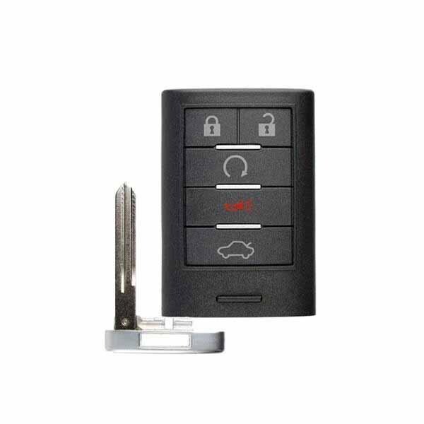 Keyless Factory KeylessFactory:Remote Smart Keys:Cadillac CTS/STS 2008-2014 5B Smart Remote - RSK-GM-77A-5