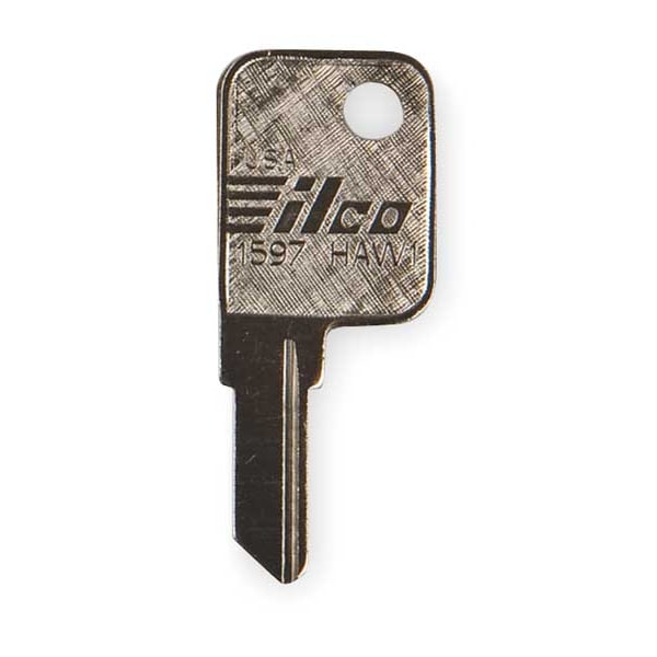Kaba Ilco Key Blank, Brass, Hayworth Lock, PK10 - 1597-HAW1
