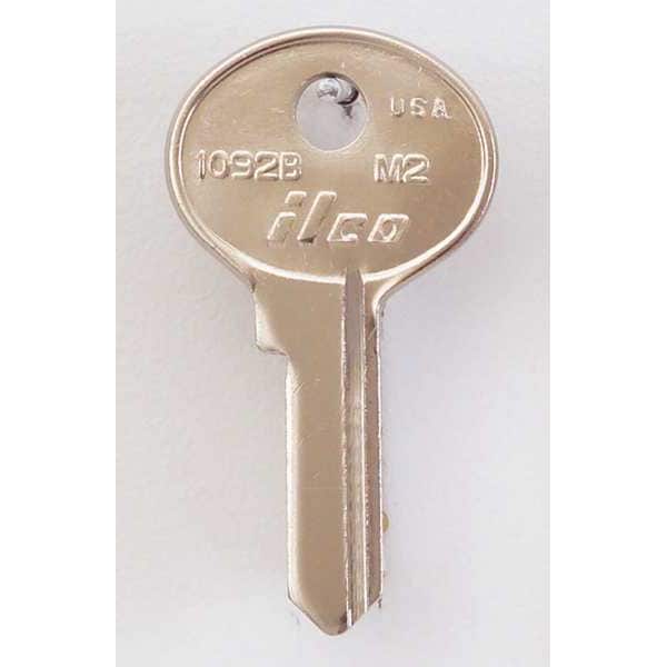 Kaba Ilco Key Blank, Brass, Type M2, 4 Pin, PK10 - 1092B-M2