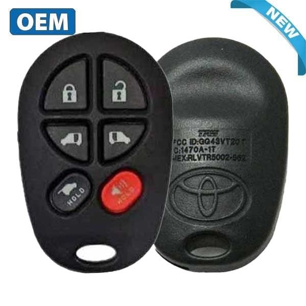 Toyota OEMNEW2004-2018 Sienna / 6-Button Keyless Entry Remote / PN89742-AE051 / GQ43VT20T - OR-TOY-E051