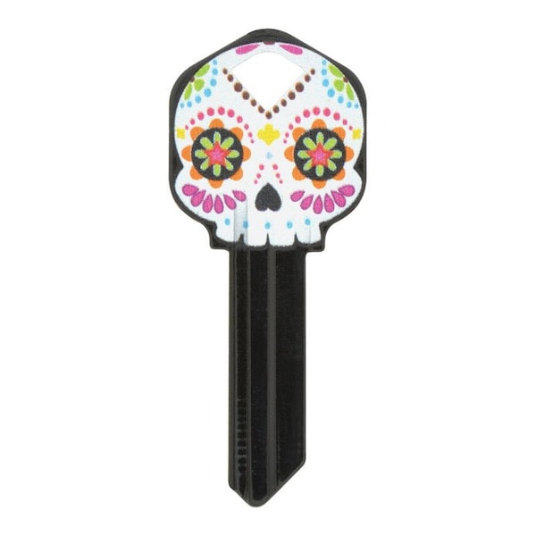 Hillman HILLMAN Wackey Sugar Skull House/Office Universal Key Blank KW1 Single - 88995