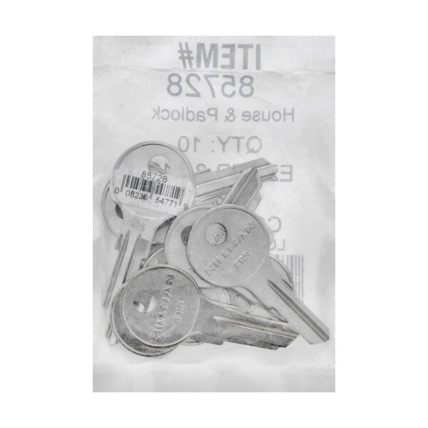 Hillman HILLMAN FR-3 House/Office Key Blank FR-3/54G Single, PK10 - 85728