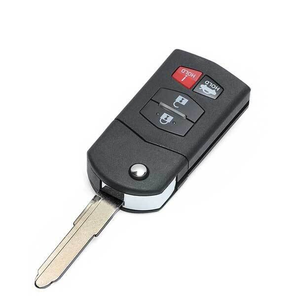 Keyless Factory KeylessFactory: 2009-2010 MAZDA 6 REMOTE FLIP KEY 4B TRUNK / FCC: 5WK43451E - RK-MZ-451-4