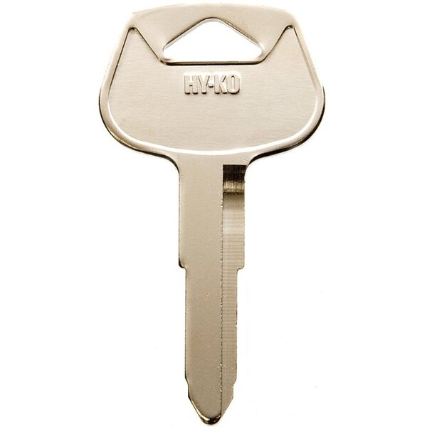 Hy-Ko Key Blank, Brass, Nickel, For: Chrysler, Dodge, Eagle, Jeep, Plymouth Vehicles - 11010DC1