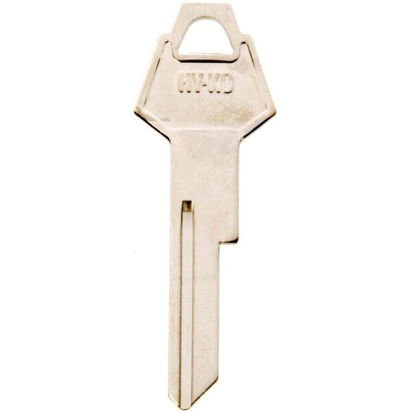 Hy-Ko Key Blank, Brass, Nickel, For: Chrysler Vehicle Locks - 11010Y152