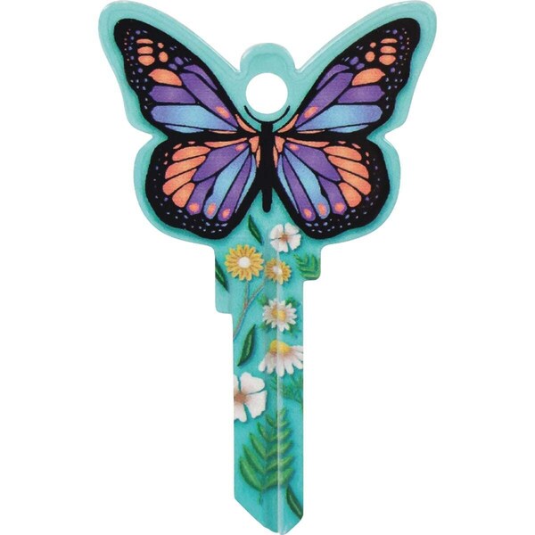 Lucky Line Butterfly Key Shapes Decorative House Key - KW1 - B147K