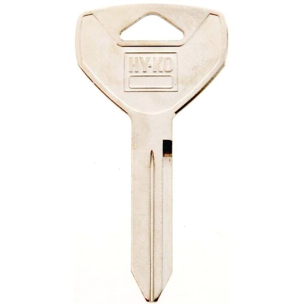Hy-Ko Key Blank, Brass, Nickel, For: Chrysler Vehicle Locks - 11010Y157