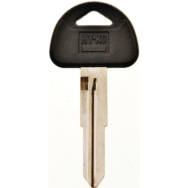 Hy-Ko Automotive Key Blank, Brass/Plastic, Nickel, For: Suzuki Vehicle Locks - 12005SUZ17