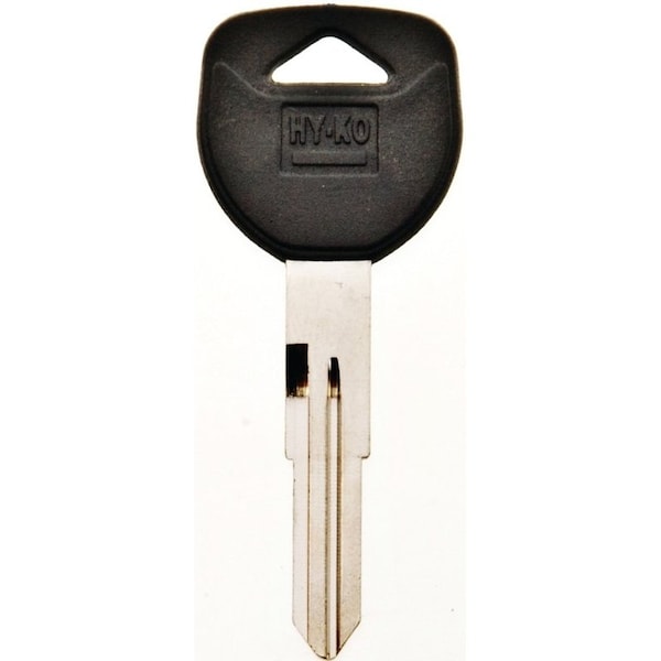 Hy-Ko Automotive Key Blank, Brass/Plastic, Nickel, For: Honda Vehicle Locks - 12005HD103