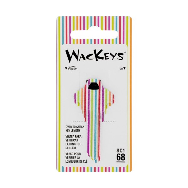 Hillman HILLMAN Wackey Stripes House/Office Universal Key Blank SC1 Single - 86923