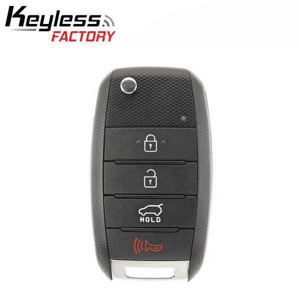 Keyless Factory 2014-2019 Kia Soul / 4-Button Flip Key / Gen 2 PS / PN95430-B2100 / OSLOKA-875T - RFK-KIA-SO19
