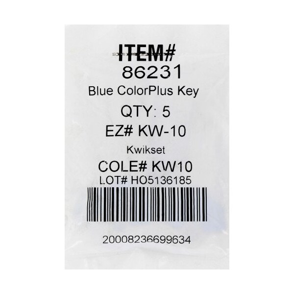 Hillman HILLMAN ColorPlus Traditional Key House/Office Key Blank Single - 86231