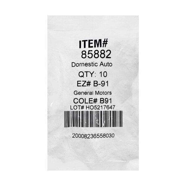 Hillman HILLMAN Traditional Key Automotive Key Blank B-91 Double For GM - 85882
