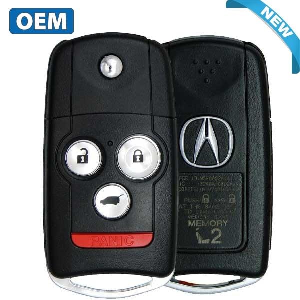 Oem OEM :NEW : 2007 - 2013 Acura MDX / 4 Button / Driver 2 / FCC:N5F0602A1A / PN: 35111-STX-329 - RFK-ACU-X329