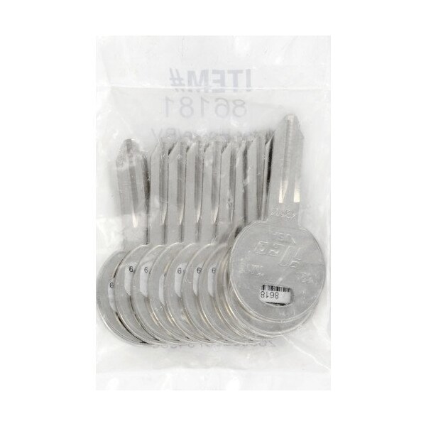 Hillman HILLMAN Trimark Key House/Office Universal Key Blank Double, PK10 - 86181