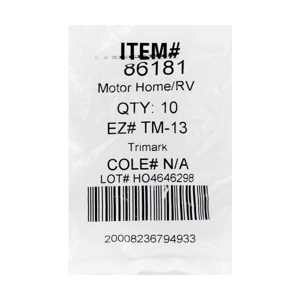 Hillman HILLMAN Trimark Key House/Office Universal Key Blank Double, PK10 - 86181