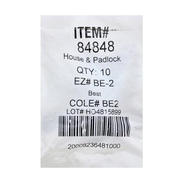 Hillman HILLMAN House/Office Universal Key Blank BE-2/A Single, PK10 - 84848
