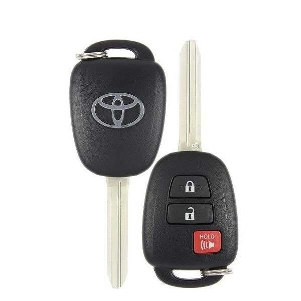 Oem REF:  2012 - 2017 Toyota Prius C / 3-Button Remote Head Key / PN: 89070-52F60 / HQ12BDM (G Chip - RHK-TOY091