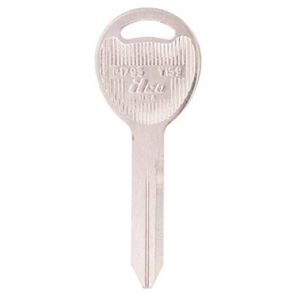 Dormakaba Kaba Y159-P1795 0.08 x 2 in. Ilco Master Key Blank For Chrysler; Pack Of 10 - 694734