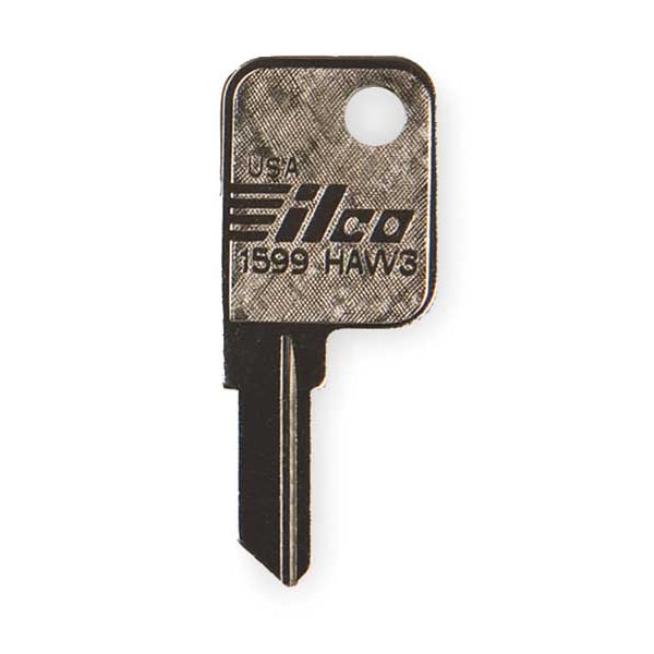 Kaba Ilco Key Blank, Brass, Hayworth Lock, PK10 - 1599-HAW3