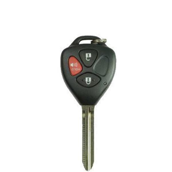 Keyless Factory KeylessFactory: REMOTE KEY 3 BUTTON FOR TOYOTA GQ4-29T / G CHIP - RHK-TOY-29T-G3