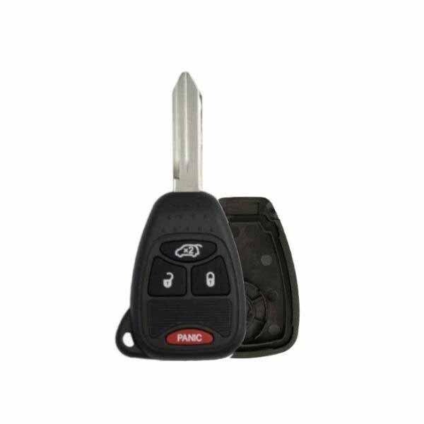 Keyless Factory UHShell: RUGGED 4 BUTTON REMOTE HEAD KEY SHELL FOR CHRYSLER JEEP DODGE OHT692427AA - - RHS-CHY-083