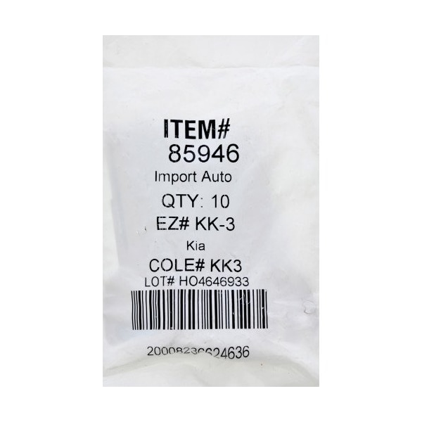 Hillman HILLMAN Automotive Key Blank KK-3 Double For Kia - 85946