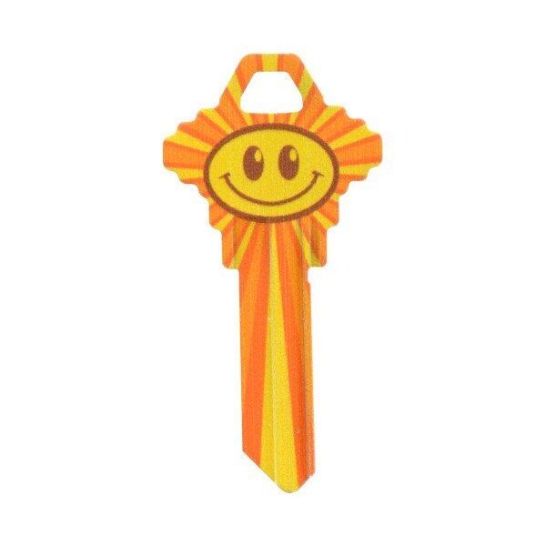 Hillman HILLMAN Wackey Smiley Face House/Office Universal Key Blank SC1 Single - 89919