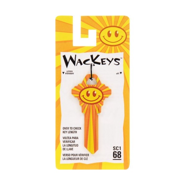 Hillman HILLMAN Wackey Smiley Face House/Office Universal Key Blank SC1 Single - 89919