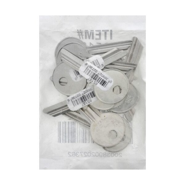Hillman HILLMAN Traditional Key Padlock Universal Key Blank Single, PK10 - 85187
