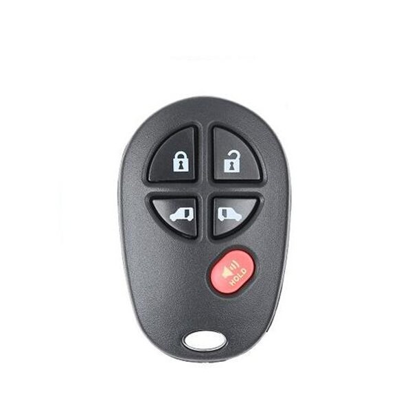 Keyless Factory KeylessFactory: 2004-2017 Toyota Sienna / 5-Button Keyless Entry Remote Shell / GQ43VT20T - ORS-TOY-20T-5