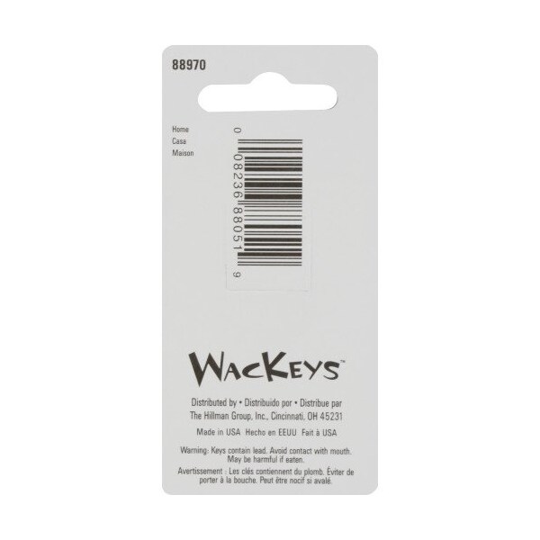 Hillman HILLMAN Wackey Home House/Office Universal Key Blank KW1 Single, PK6 - 89060